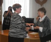Вручение удостоверений избранным депутатам сельских поселений Зиминского района (октябрь 2012г)