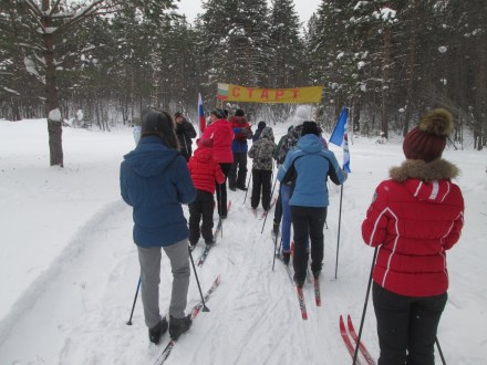 участие молодых избирателей в лыжных гонках 2016