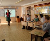 Члены ТИК в гостях у школьников Самарской школы (февраль 2017)