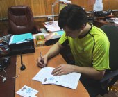 Удостоверения членам Молодежной избирательной комиссии города  Тулуна