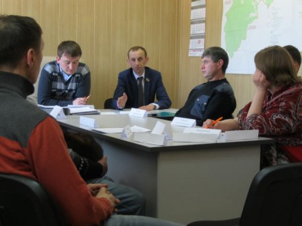 14 февраля с рабочим визитом  территорию Берёзовского муниципального образования посетил председатель  Думы Тайшетского района Евгений Пискун