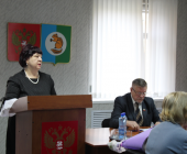 С докладом об итогах выборов на заседании Думы района выступила председатель Усть-Илимской районной территориальной избирательной комиссии